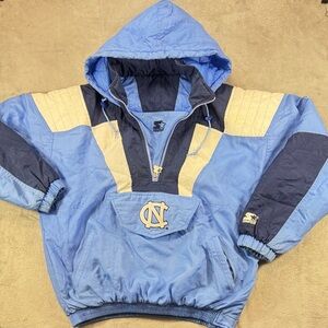 Vintage 90’s University North Carolina Tarheels Starter Jacket Size Large 🔥